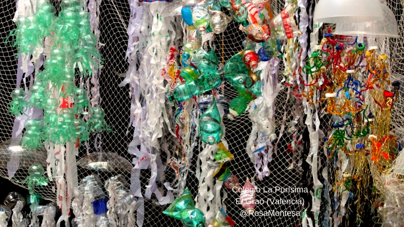 Talleres reciclado plástico colegio Valencia