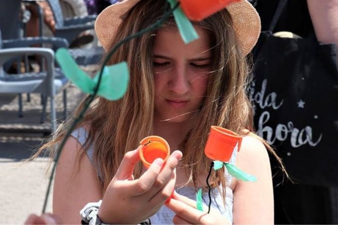 Talleres para niños reciclado con Bioagradables