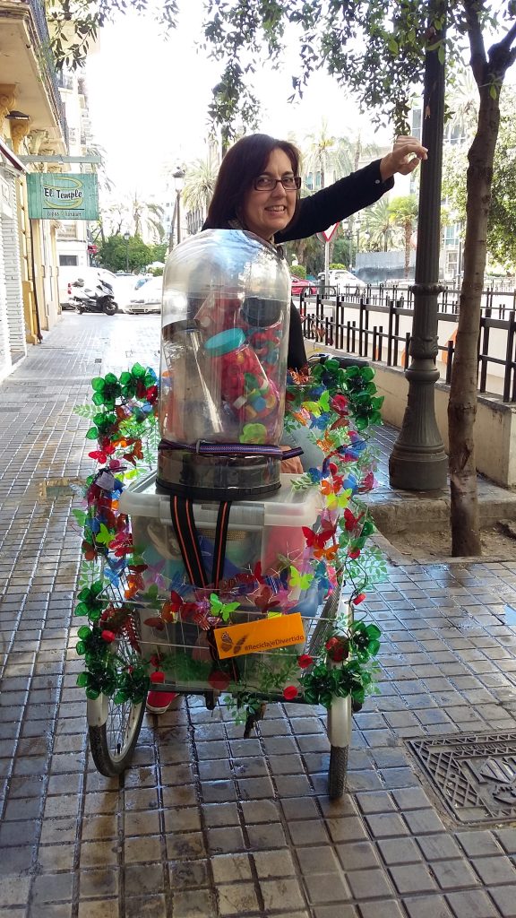 Triciclo Rosa Montesa - Talleres de #reciclajedivertido