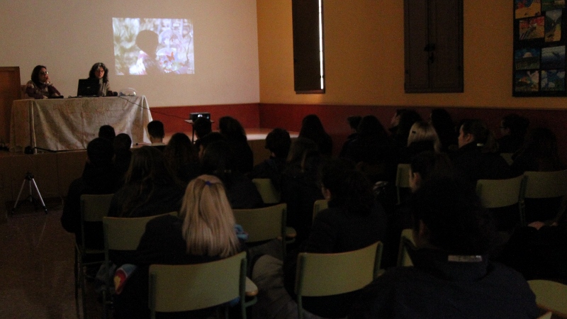 Charla sobre reciclado, alumnos 4 ESO Colegio La Purísima . El Grao. Valencia