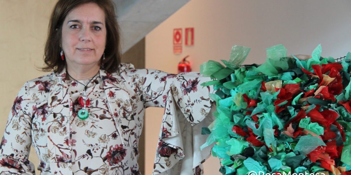 Arbol Navidad reciclando bolsas de plástico – RosaMontesa (15) Arbol Navidad reciclando bolsas de plástico - RosaMontesa