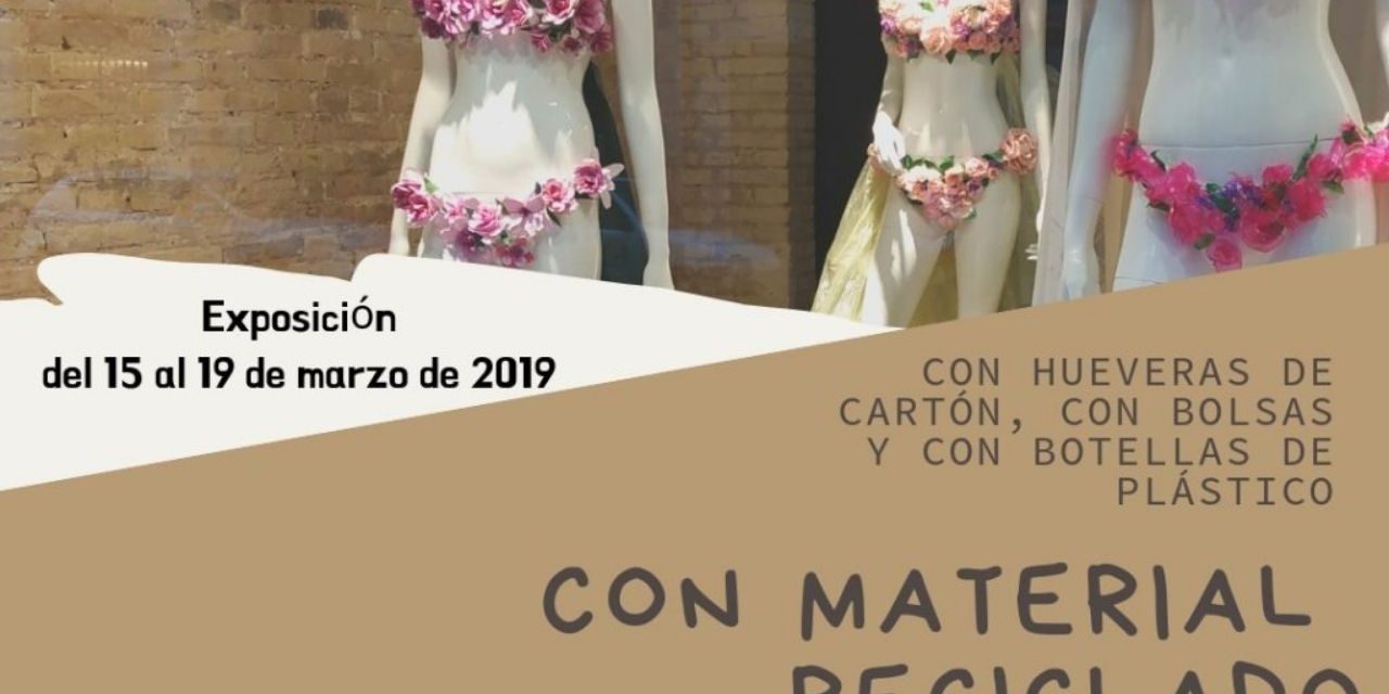 Exposición completa de los vestidos de la Pedroche reciclando bolsas y  botellas de plástico* - Rosa Montesa