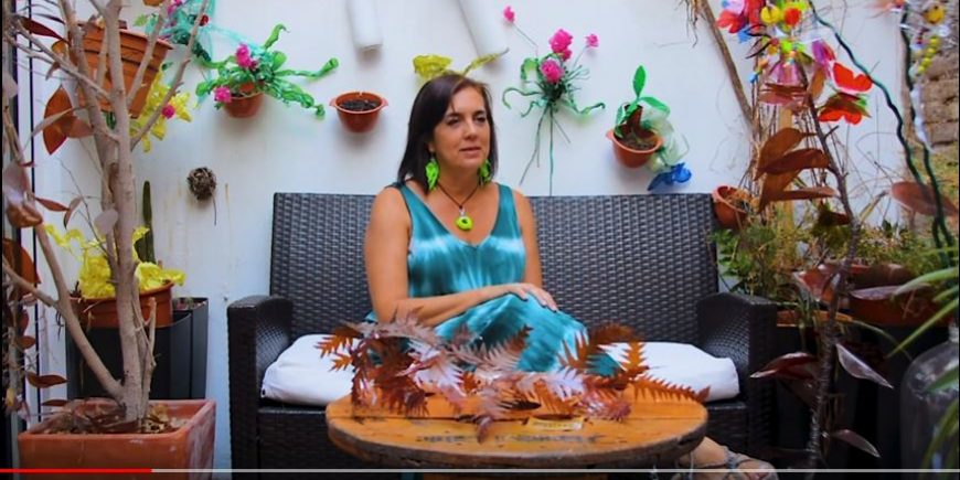 vídeo rosa montesa artista por Nerea Díez