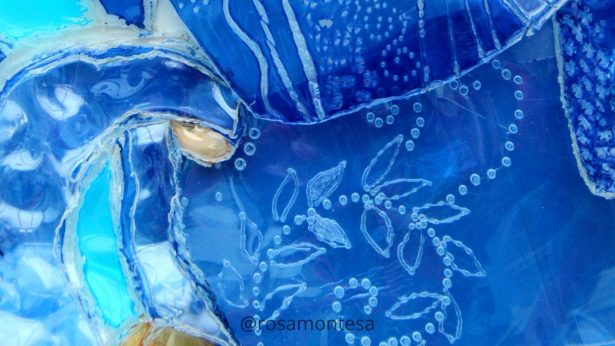 Pruebas de serigrafiado y soldado de botellas de plástico por RosaMontesa